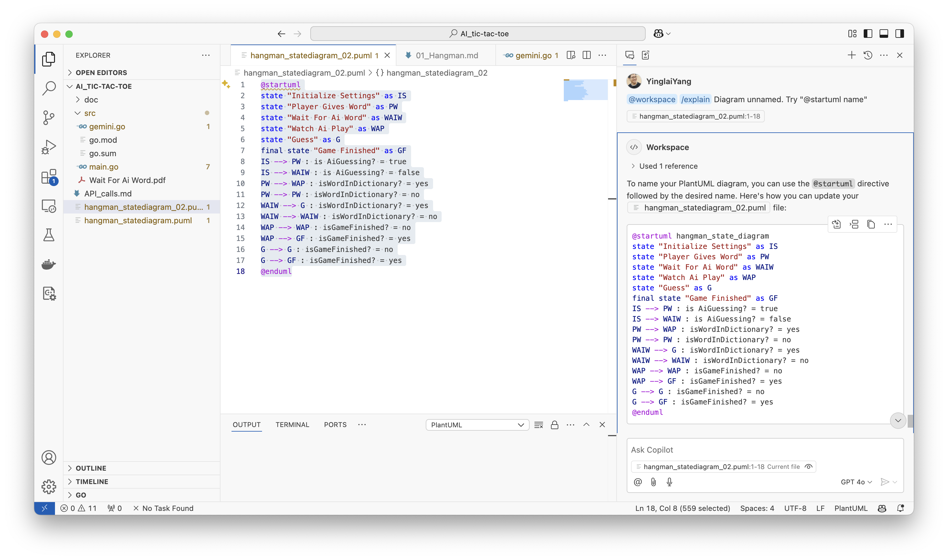 Copilot fails to find the issue.